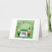 Cartes Pour Fêtes Annuelles Joyeuse Saint-Patrick (Dos)