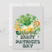 Cartes Pour Fêtes Annuelles Joyeuse Saint-Patrick (Devant)