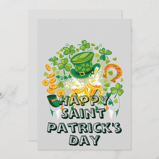 Cartes Pour Fêtes Annuelles Joyeuse Saint-Patrick