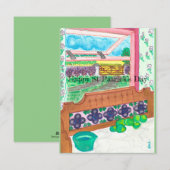 Cartes Pour Fêtes Annuelles Joyeuse Saint-Patrick (Devant / Derrière)