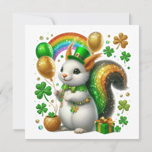 Cartes Pour Fêtes Annuelles Joyeuse Saint-Patrick (Devant)