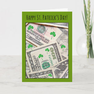 Cartes Pour Fêtes Annuelles Joyeuse Saint-Patrick à tous ceux qui reçoivent un