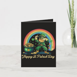 Cartes Pour Fêtes Annuelles Joyeuse Saint-Patrick Drôle Leprechaun