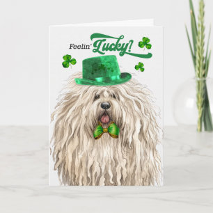 Cartes Pour Fêtes Annuelles Joyeuse Saint-Patrick pour le chien Puli