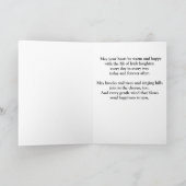 Cartes Pour Fêtes Annuelles Joyeuse Saint-Patrick quatre trèfles vert shamrock (Intérieur)