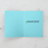 Cartes Pour Fêtes Annuelles Joyeuse Saint Patrick's Day Leprechaun à l'extérie (Intérieur)