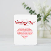 Cartes Pour Fêtes Annuelles Joyeuse Saint-Valentin (Debout devant)