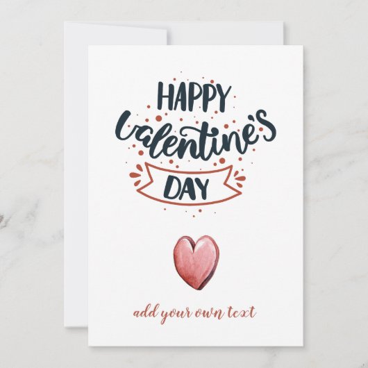 Cartes Pour Fêtes Annuelles Joyeuse Saint Valentin (Devant)