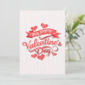 Cartes Pour Fêtes Annuelles Joyeuse Saint-Valentin  (Debout devant)