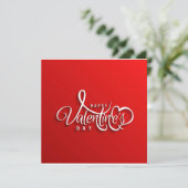 Cartes Pour Fêtes Annuelles Joyeuse Saint-Valentin (Debout devant)