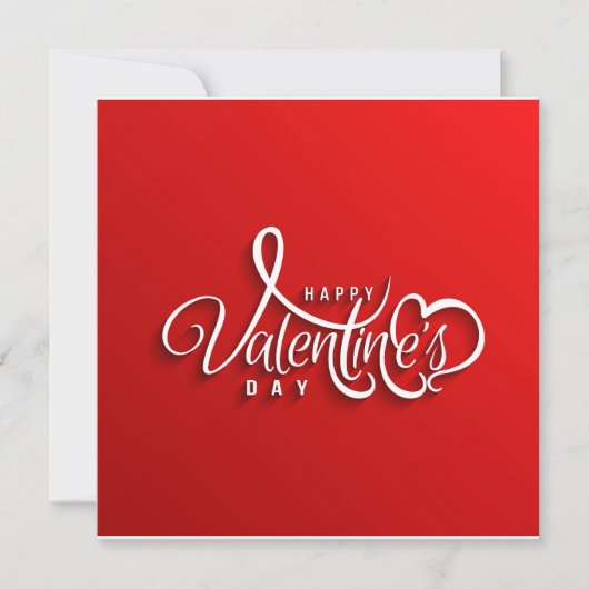 Cartes Pour Fêtes Annuelles Joyeuse Saint-Valentin (Devant)