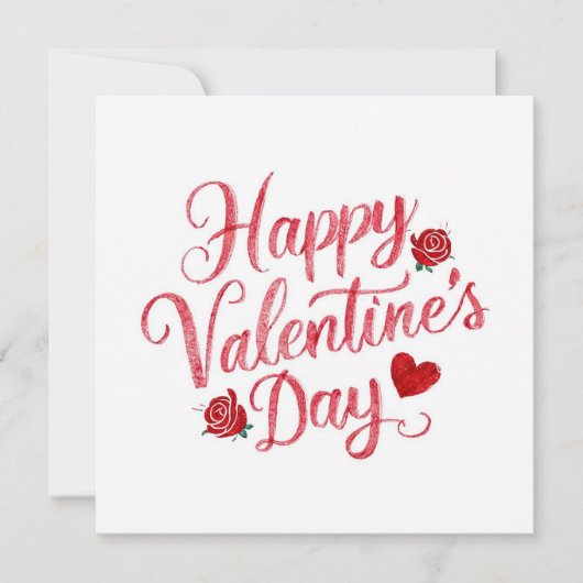 Cartes Pour Fêtes Annuelles Joyeuse Saint-Valentin (Devant)
