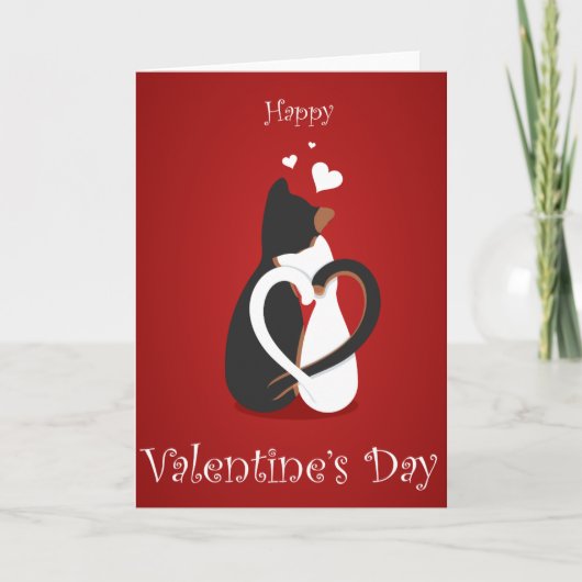 Cartes Pour Fêtes Annuelles Joyeuse Saint-Valentin (Devant)