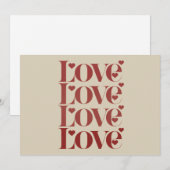 Cartes Pour Fêtes Annuelles Joyeuse Saint-Valentin Amour Couple de valentin  (Devant / Derrière)