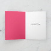 Cartes Pour Fêtes Annuelles Joyeuse Saint-Valentin Chat Chaleureux et Flou (Intérieur)