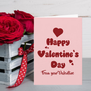 Cartes Pour Fêtes Annuelles Joyeuse Saint-Valentin Cœurs Mignons