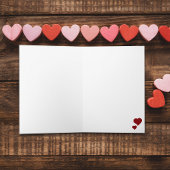 Cartes Pour Fêtes Annuelles Joyeuse Saint-Valentin Cœurs Mignons