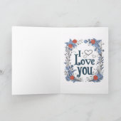 Cartes Pour Fêtes Annuelles Joyeuse Saint-Valentin Couple (Intérieur)