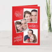 Cartes Pour Fêtes Annuelles Joyeuse Saint-Valentin Couple Insérer des images (Devant)