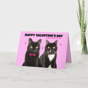 Cartes Pour Fêtes Annuelles Joyeuse Saint-Valentin de la part de nous deux jol