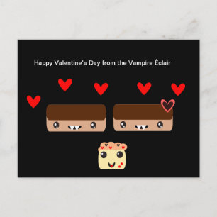 Cartes Pour Fêtes Annuelles Joyeuse Saint Valentin du Vampire Éclair
