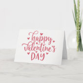 Cartes Pour Fêtes Annuelles Joyeuse Saint-Valentin Écriture Décorative Personn (Devant)