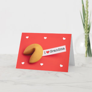 Cartes Pour Fêtes Annuelles Joyeuse Saint-Valentin Grand-mère Cookie Chanceux 