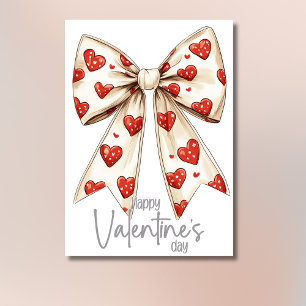 Cartes Pour Fêtes Annuelles Joyeuse Saint-Valentin grise Arc-en-ciel blanc vin
