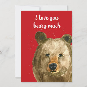 Cartes Pour Fêtes Annuelles Joyeuse Saint-Valentin Je t'aime énormément