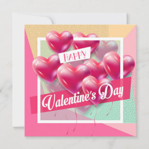 Cartes Pour Fêtes Annuelles Joyeuse Saint-Valentin Joli Message de Tendence