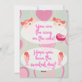 Cartes Pour Fêtes Annuelles Joyeuse Saint-Valentin, la plus douce des douceurs (Dos)