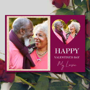 Cartes Pour Fêtes Annuelles Joyeuse Saint-Valentin Mon Amour Photo
