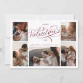 Cartes Pour Fêtes Annuelles Joyeuse Saint-Valentin Photo Collage (Devant)