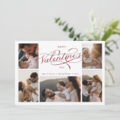 Cartes Pour Fêtes Annuelles Joyeuse Saint-Valentin Photo Collage (Debout devant)