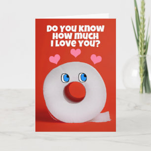 Cartes Pour Fêtes Annuelles Joyeuse Saint-Valentin Rouleau de Papier Toilette