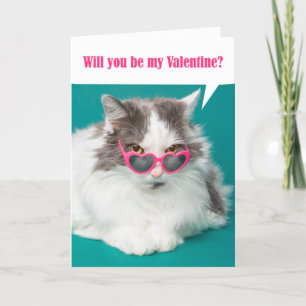 Cartes Pour Fêtes Annuelles Joyeuse Saint-Valentin Sois Mienne Joli Chat dans