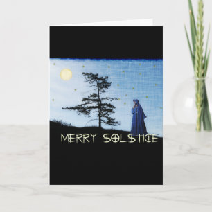 Cartes Pour Fêtes Annuelles Joyeuse soirée solstice