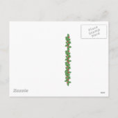 Cartes Pour Fêtes Annuelles Joyeuse souris de Noël (Dos)