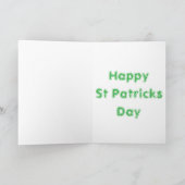 Cartes Pour Fêtes Annuelles Joyeuse St Patrick  (Intérieur)