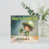 Cartes Pour Fêtes Annuelles Joyeuse St Patrick (Debout devant)
