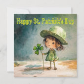 Cartes Pour Fêtes Annuelles Joyeuse St Patrick (Devant)