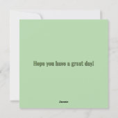 Cartes Pour Fêtes Annuelles Joyeuse St Patrick (Dos)