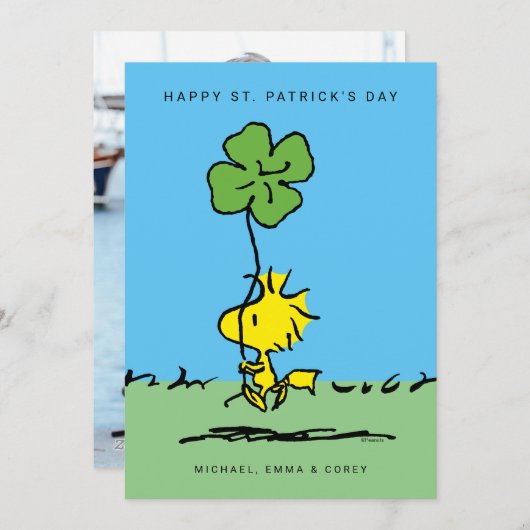 Cartes Pour Fêtes Annuelles Joyeuse St. Patrick à Woodstock (Devant / Derrière)