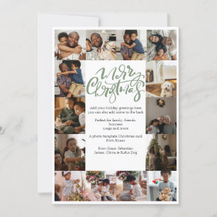 Cartes Pour Fêtes Annuelles Joyeuse typographie de Noël 17 Photo