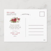 Cartes Pour Fêtes Annuelles Joyeuse verdure | Photo de couleurs modifiables (Dos)