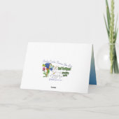 Cartes Pour Fêtes Annuelles Joyeuses chèvres d'Angora de Pâques (Dos)