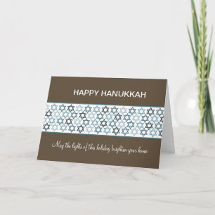 Cartes Pour Fêtes Annuelles Joyeuses étoiles Hanoukka de David