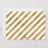 Cartes Pour Fêtes Annuelles Joyeuses Faux Gold Foil 2 Photo (Dos)