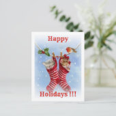 Cartes Pour Fêtes Annuelles Joyeuses Fêtes !!! (Debout devant)