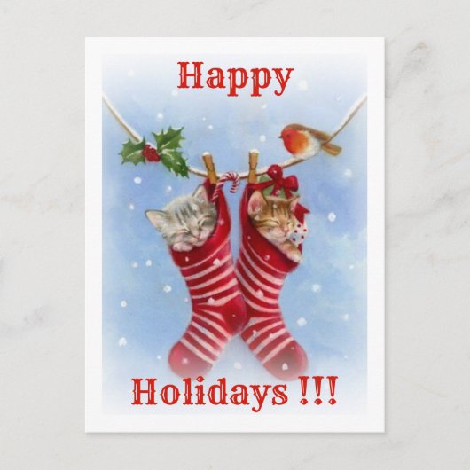 Cartes Pour Fêtes Annuelles Joyeuses Fêtes !!! (Devant)